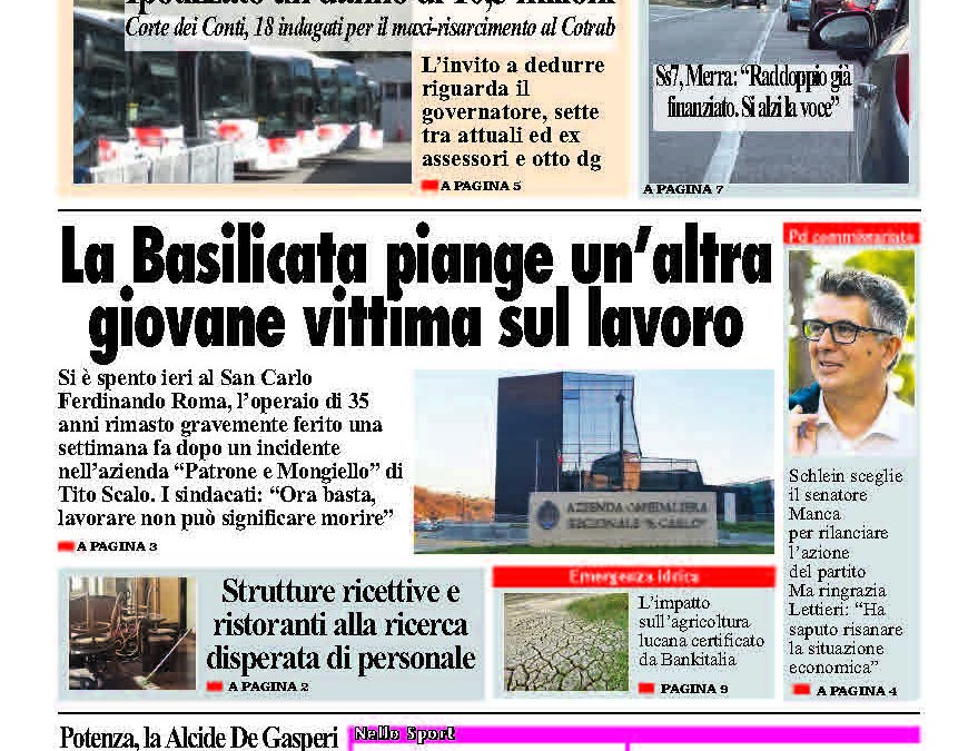 Lunedì 16 giugno 2025