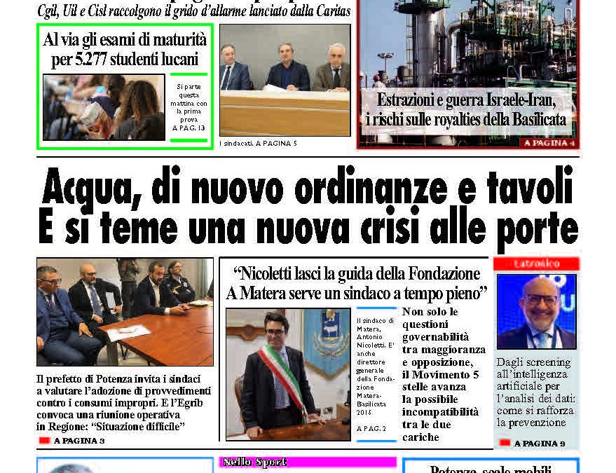 Mercoledì 18 giugno 2025