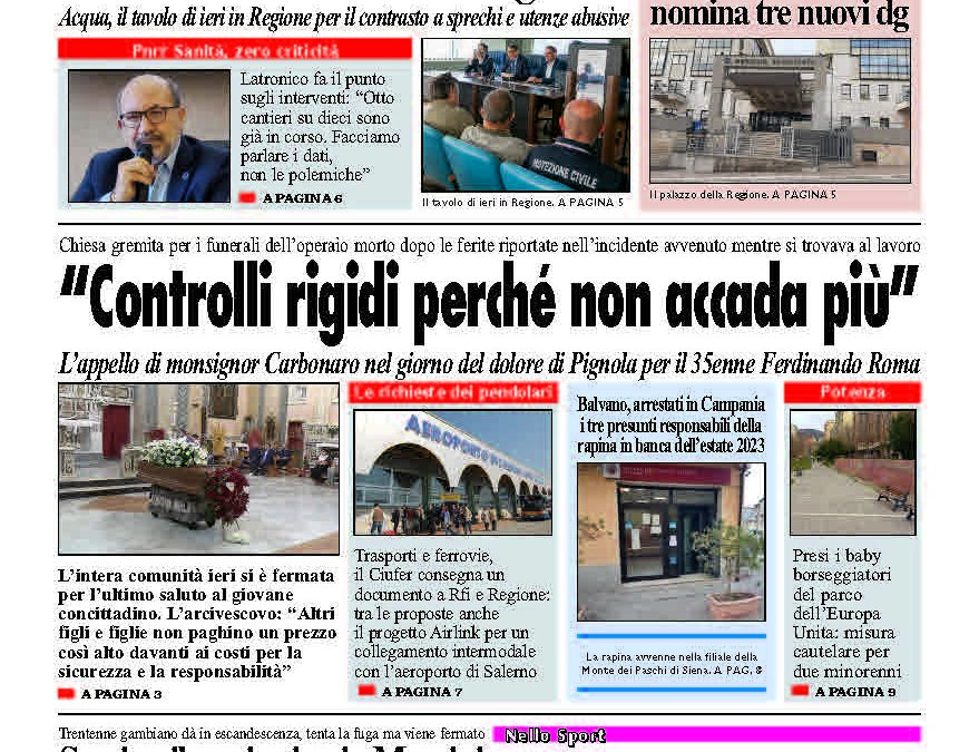 Sabato 21 giugno 2025