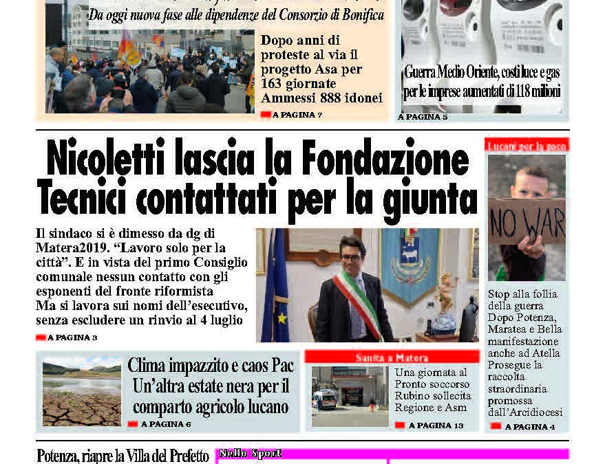 Lunedì 23 giugno 2025