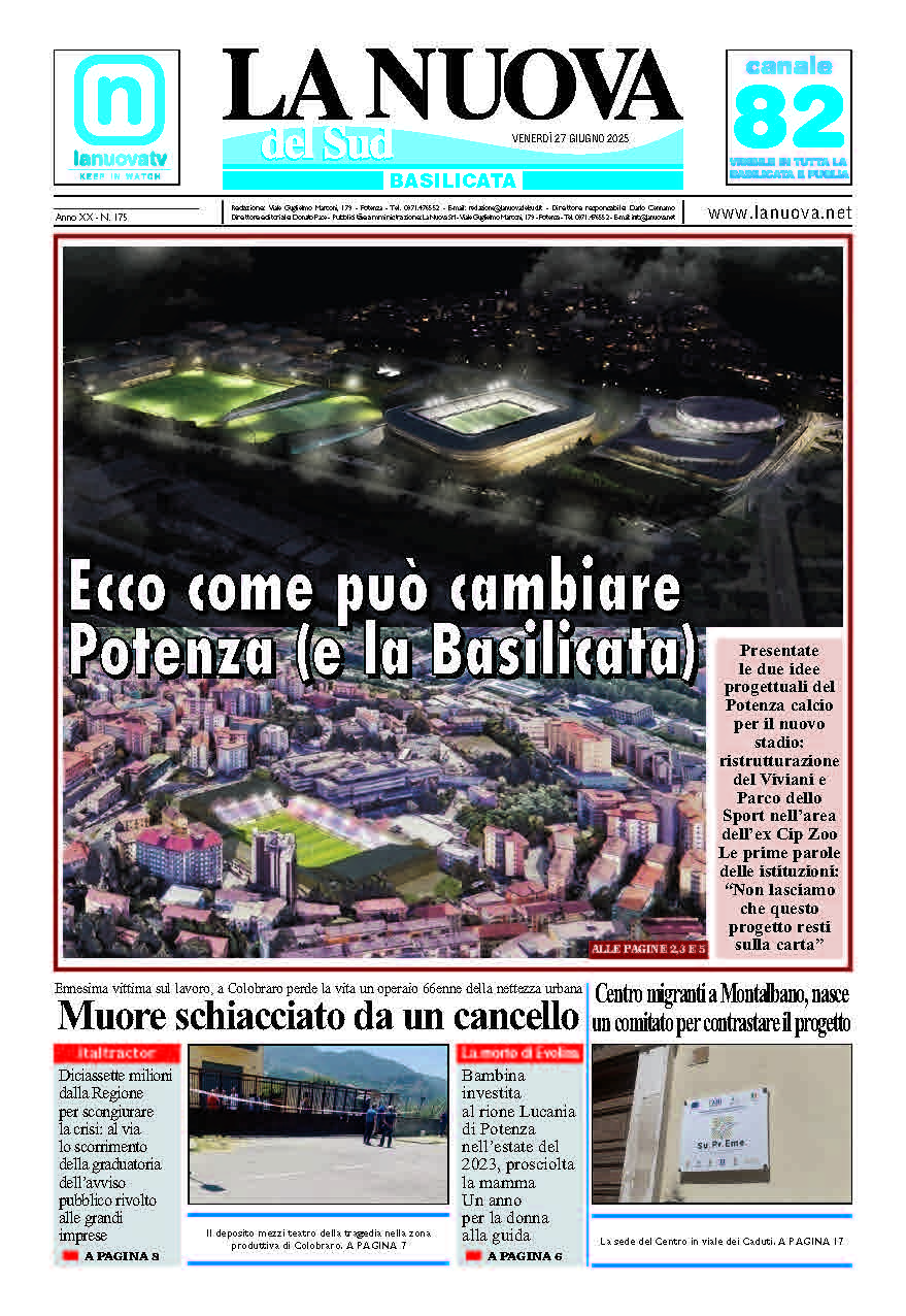 Venerdì 27 giugno 2025