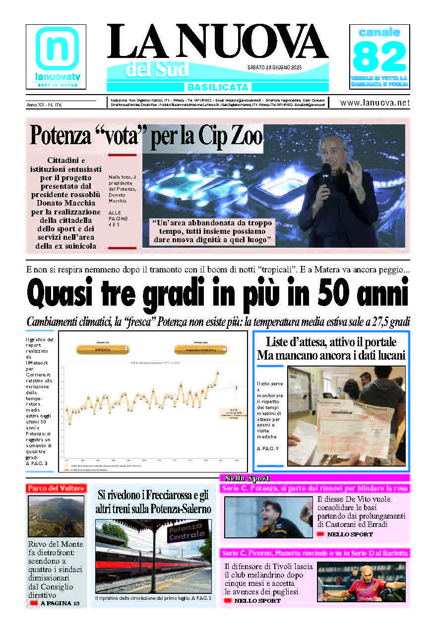 Sabato 28 giugno 2025