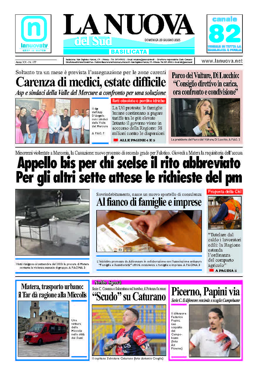 Domenica 29 giugno 2025