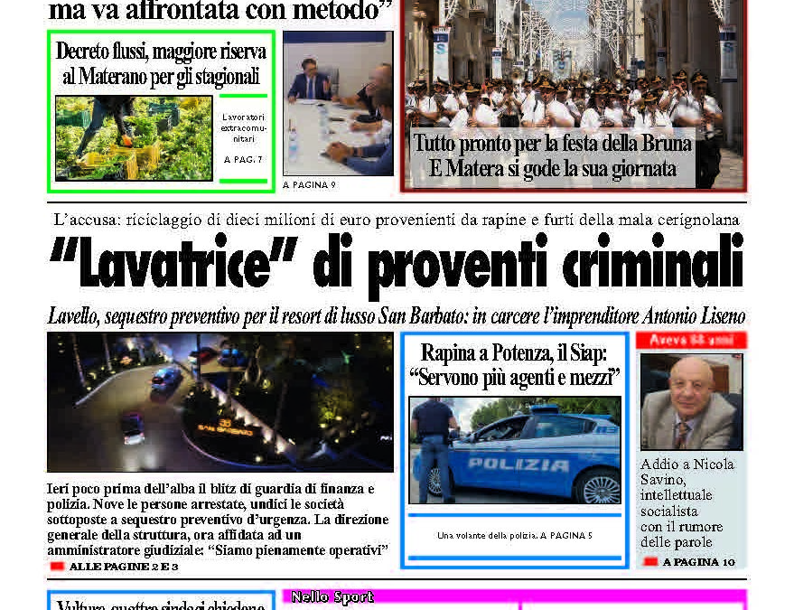 Mercoledì 2 luglio 2025