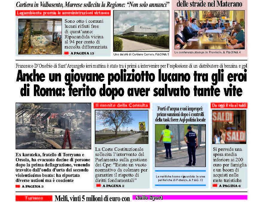 Sabato 5 luglio 2025
