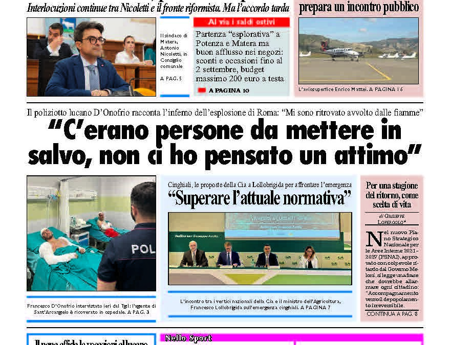 Domenica 6 luglio 2025