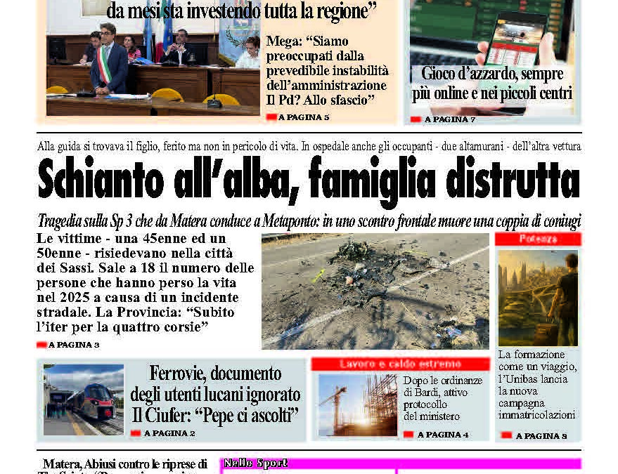 Lunedì 7 luglio 2025