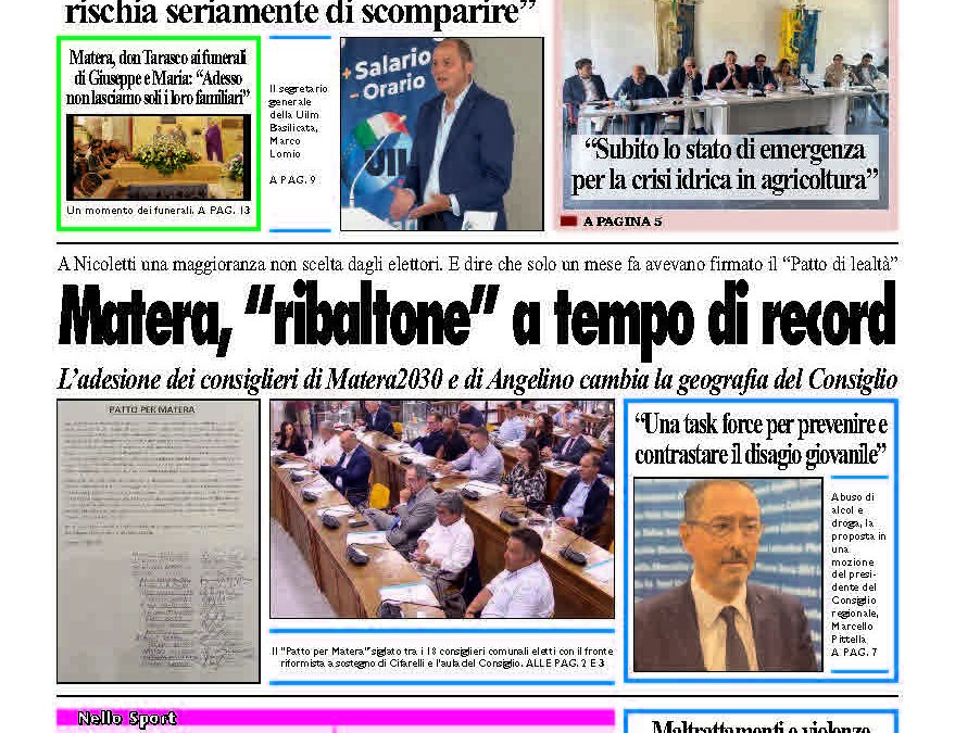 Mercoledì 9 luglio 2025