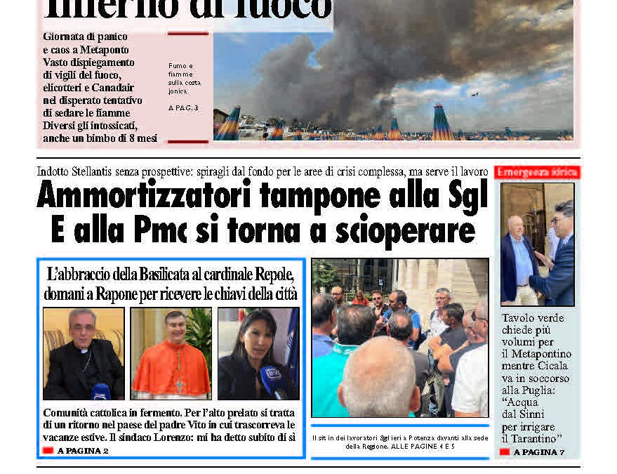 Giovedì 10 luglio 2025
