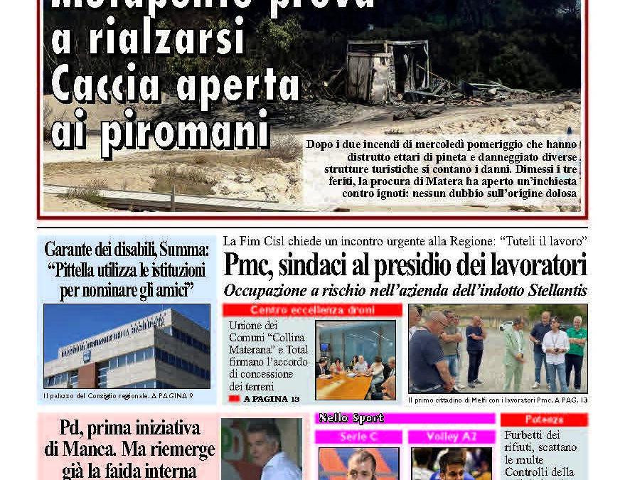 Venerdì 10 luglio 2025