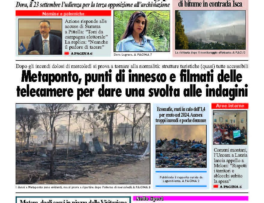 Sabato 12 luglio 2025