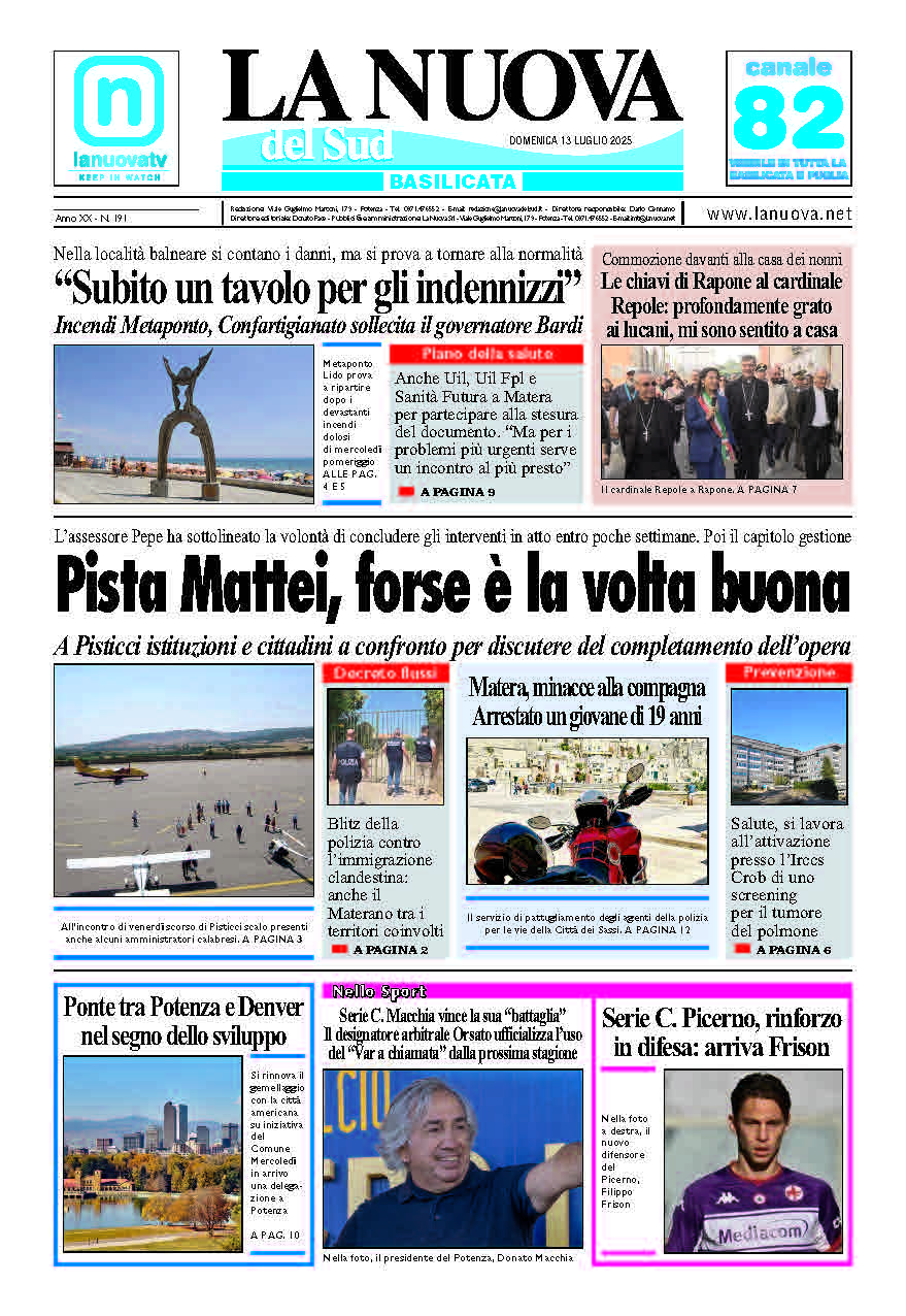 Domenica 13 luglio 2025
