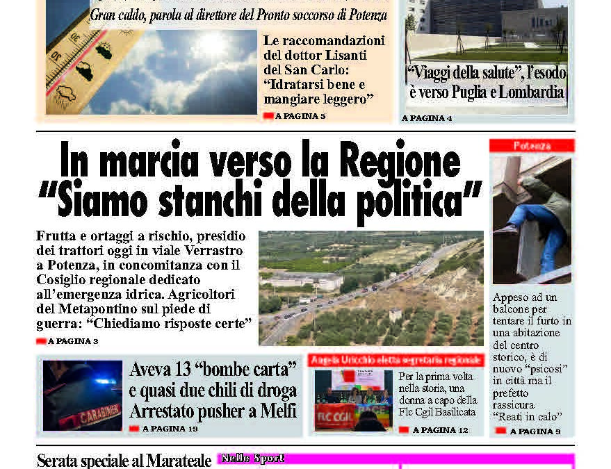 Lunedì 21 luglio 2025