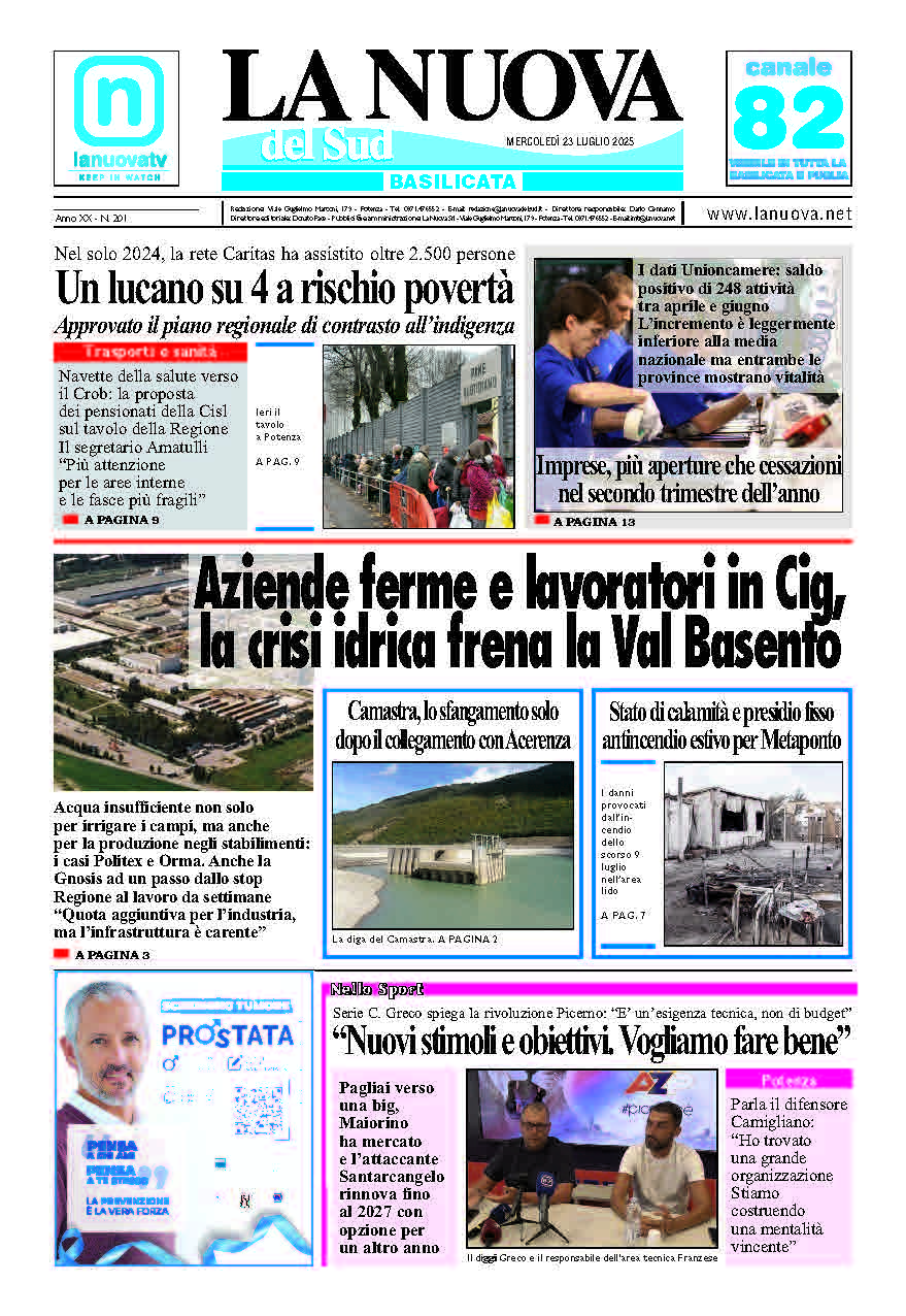 Mercoledì 23 luglio 2025
