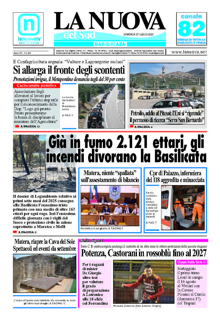 Domenica 27 luglio 2025