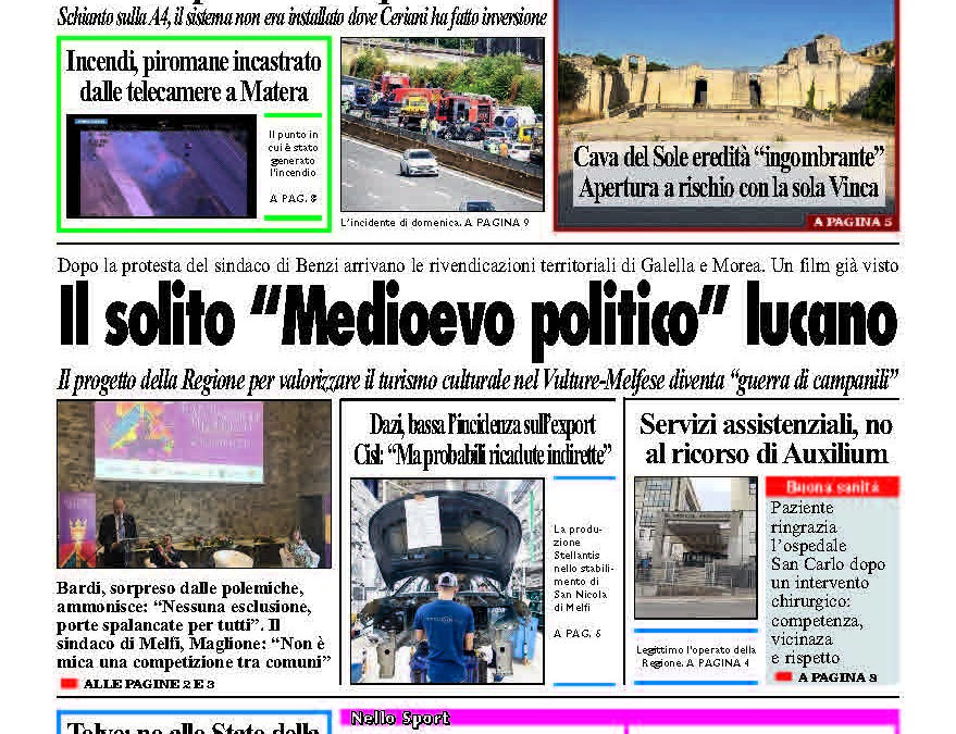 Mercoledì 30 luglio 2025