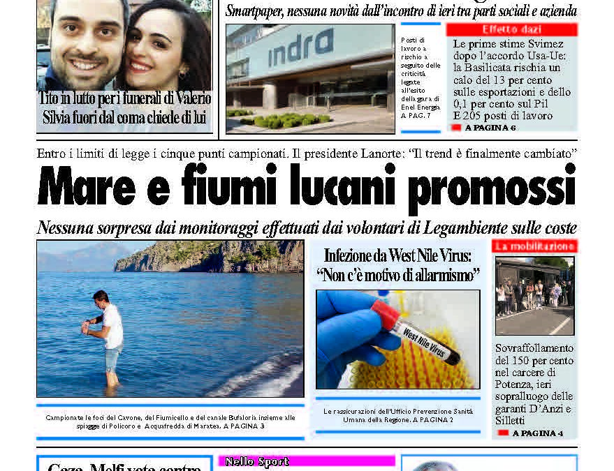 Giovedì 31 luglio 2025