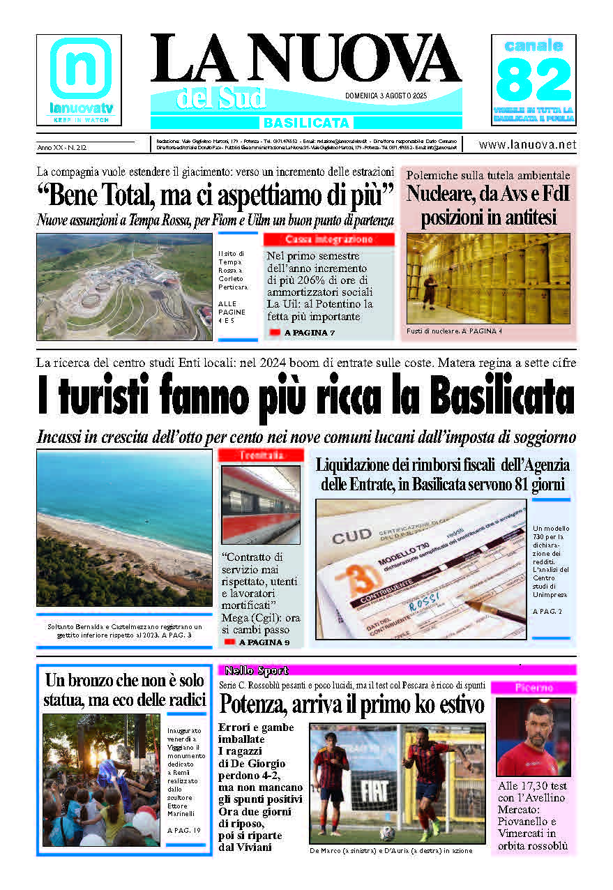 Domenica 3 agosto 2025