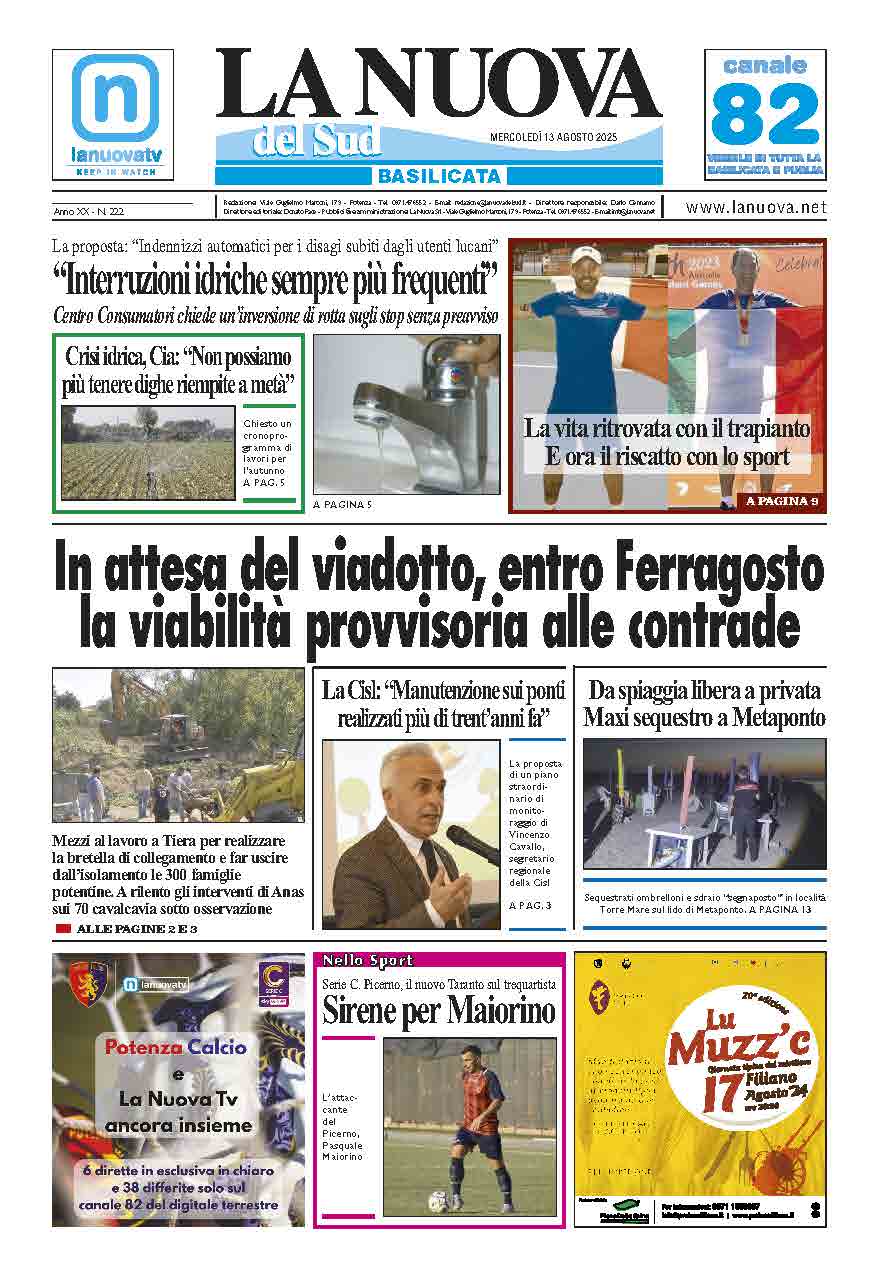 Mercoledì 13 agosto 2025