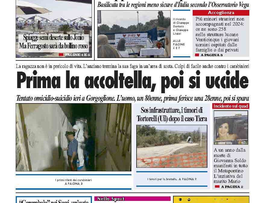 Giovedì 14 agosto 2025