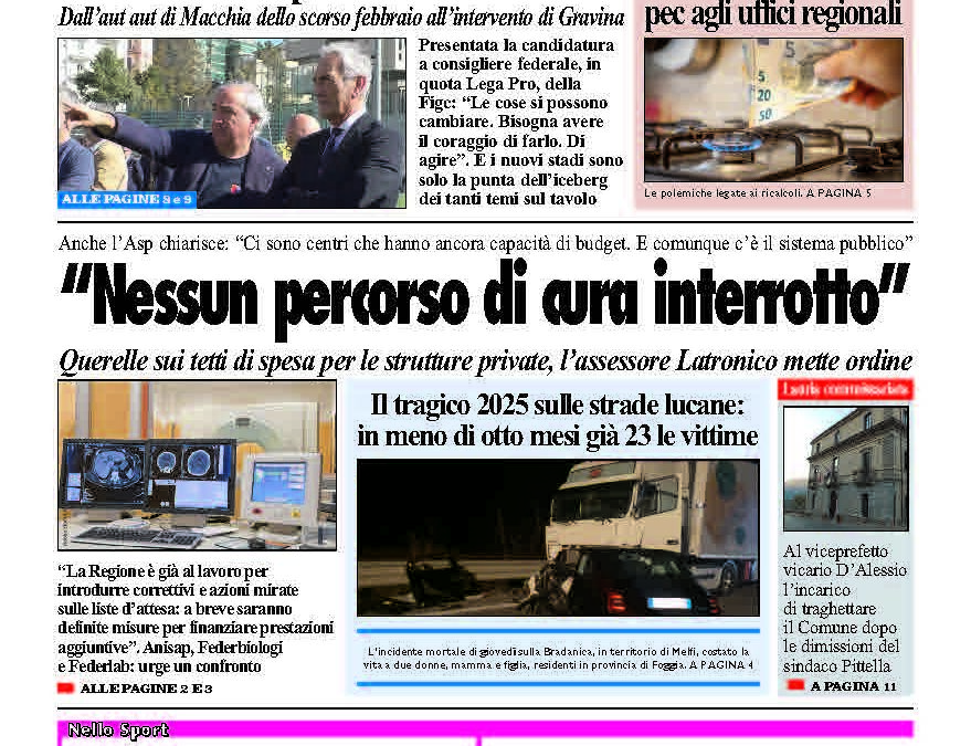 Sabato 23 agosto 2025