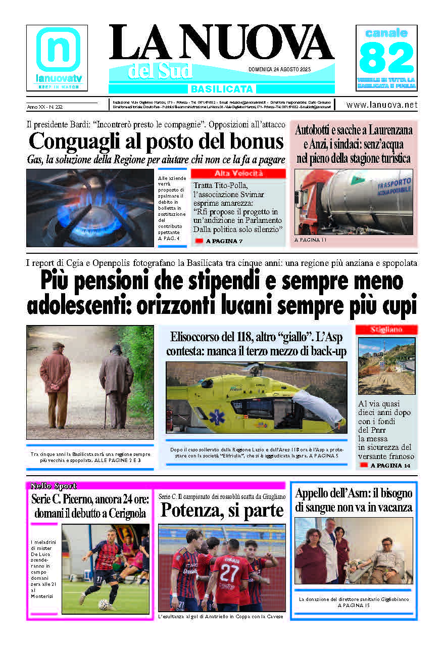 Domenica 24 agosto 2025