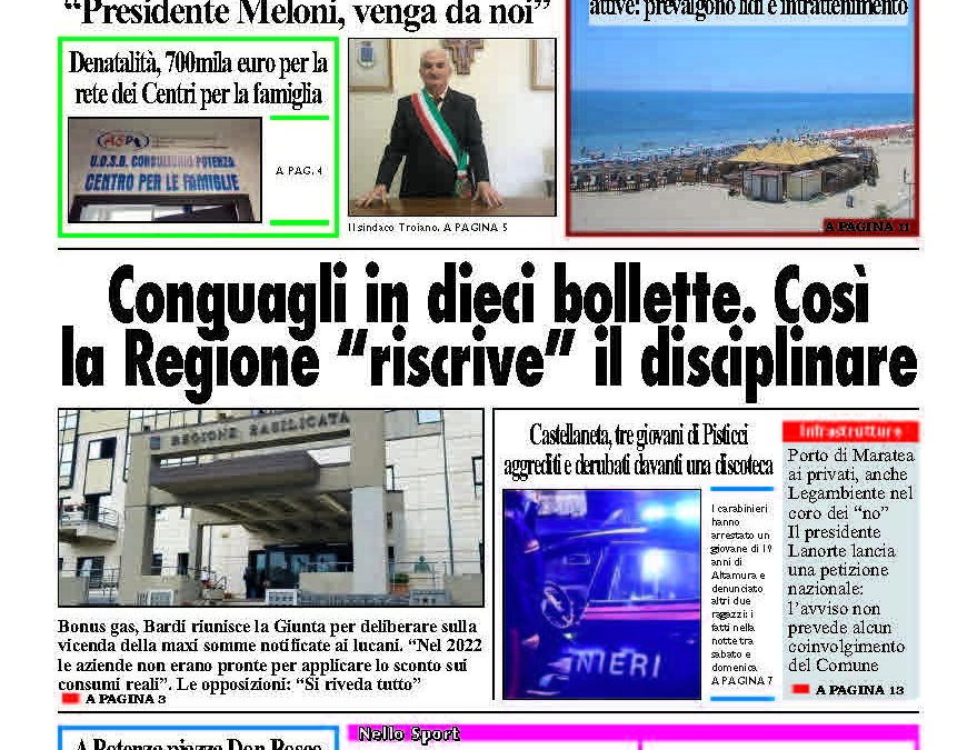 Martedì 26 agosto 2025