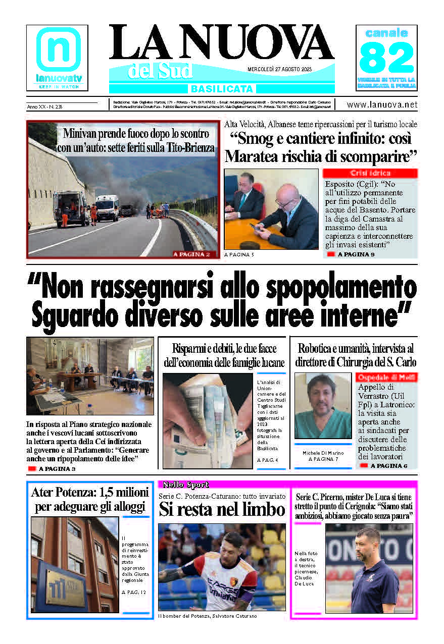Mercoledì 27 agosto 2025