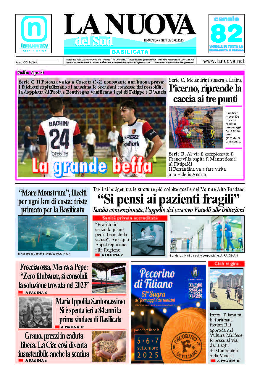 Domenica 7 settembre 2025