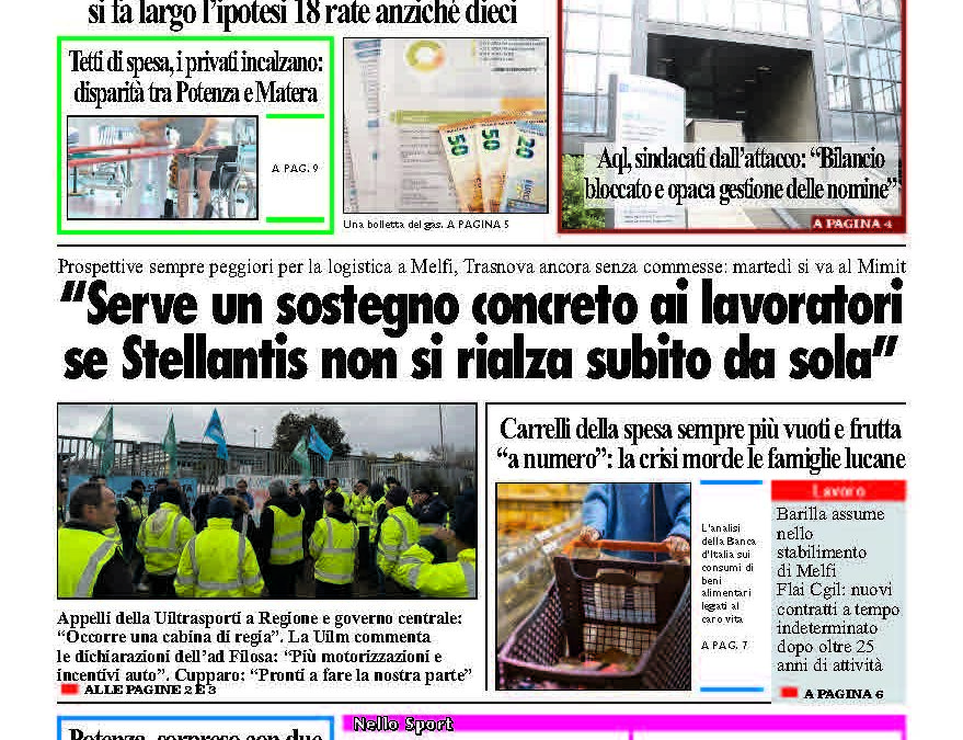 Martedì 9 settembre 2025