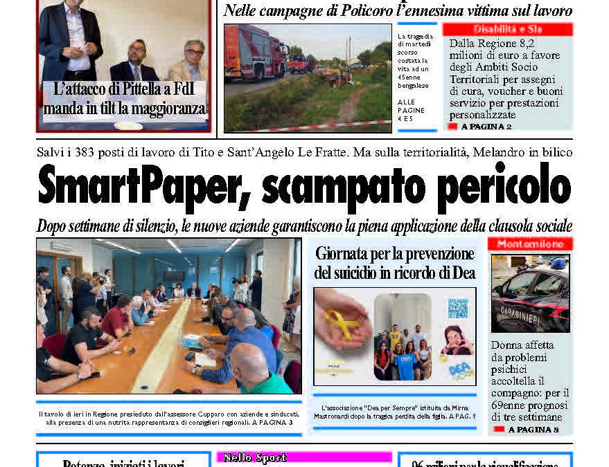Giovedì 11 settembre 2025