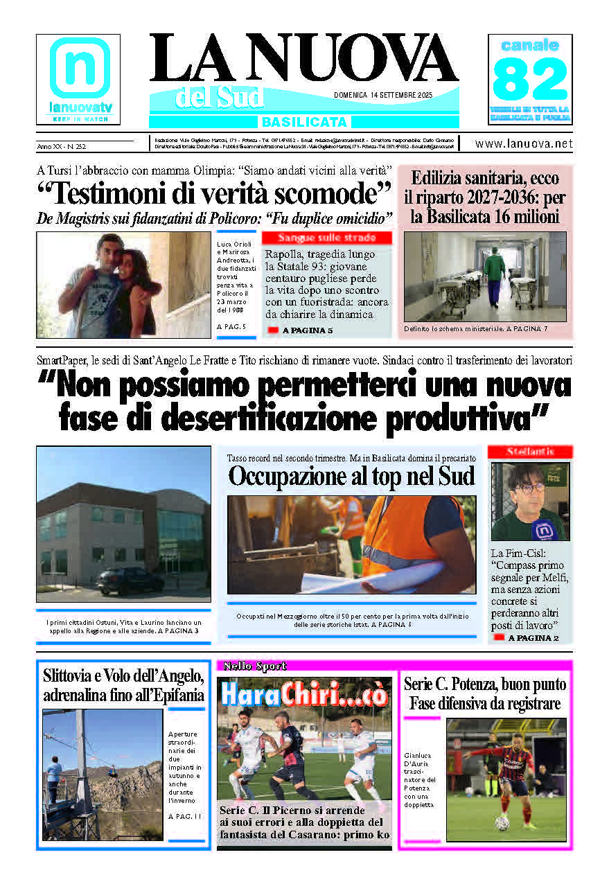 Domenica 14 settembre 2025