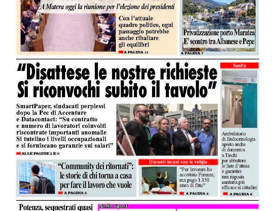 Lunedì 15 settembre 2025