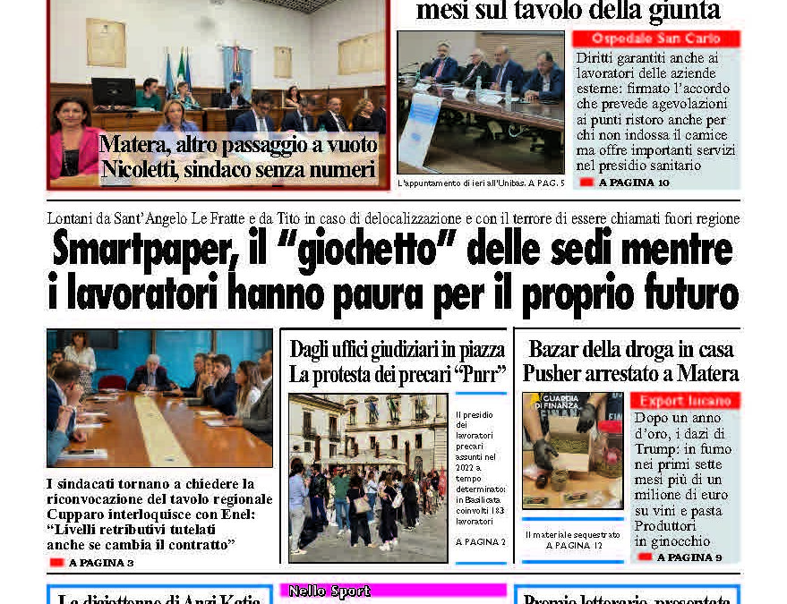 Mercoledì 17 settembre 2025