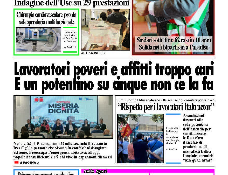 Venerdì 19 settembre 2025