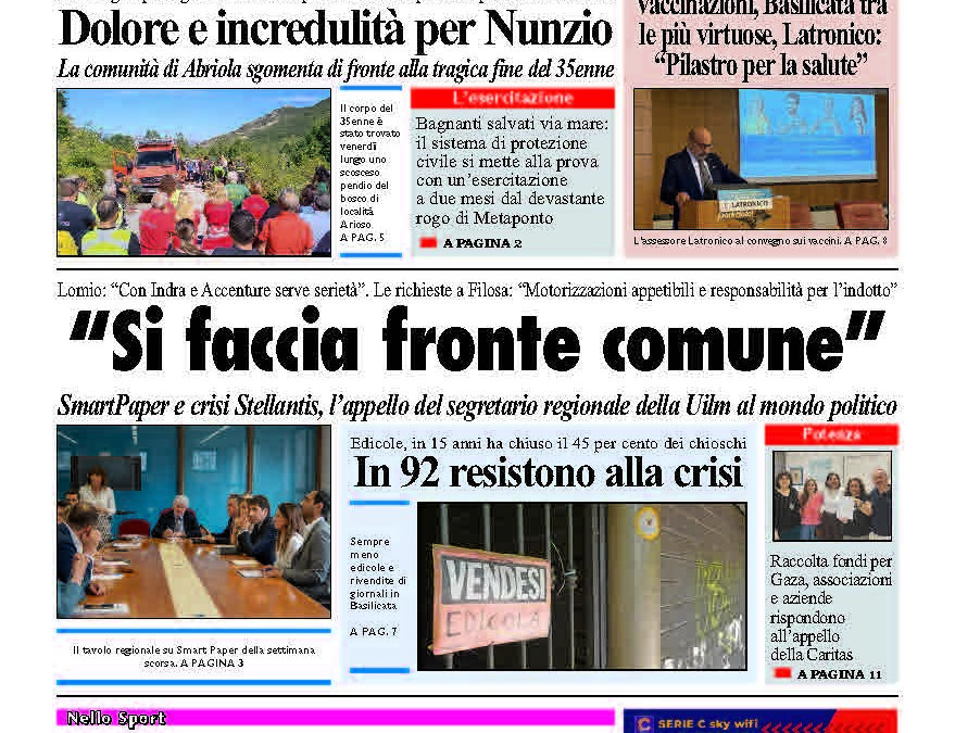 Domenica 21 settembre 2025