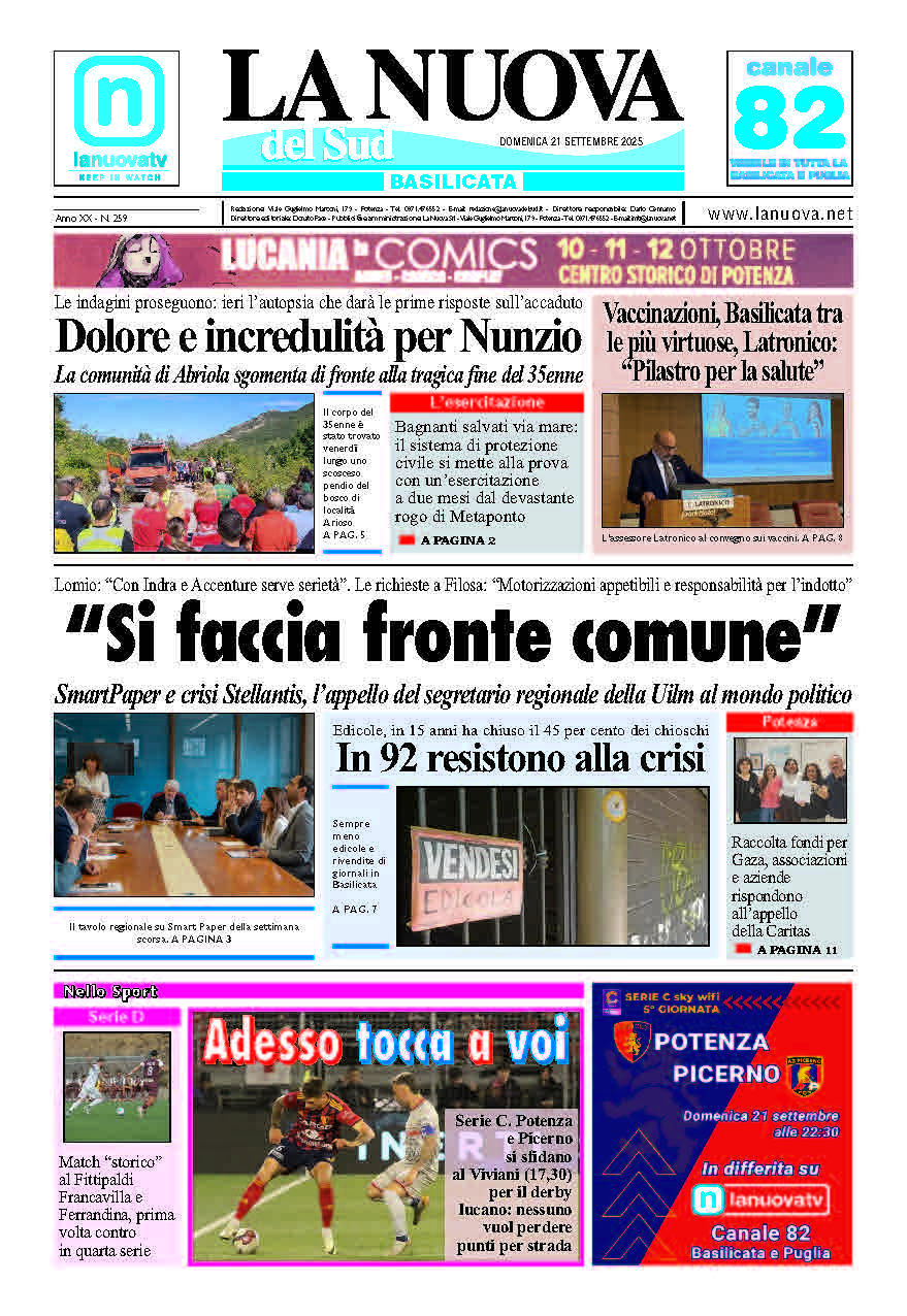 Domenica 21 settembre 2025