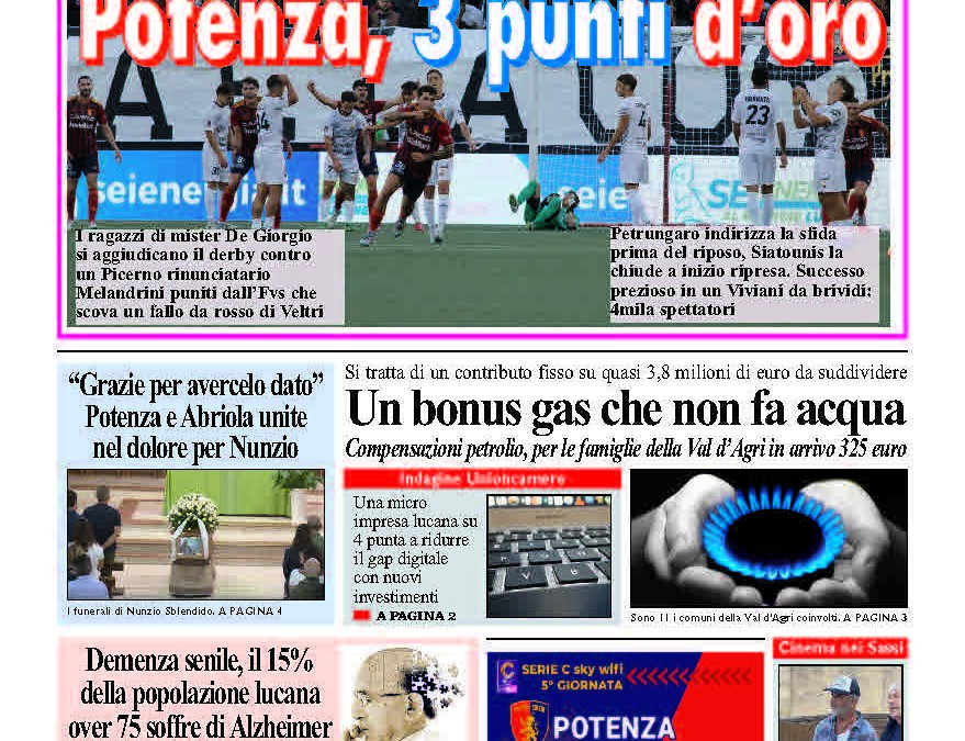 Lunedì 22 settembre 2025
