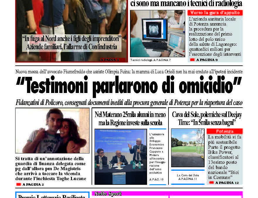 Mercoledì 24 settembre 2025