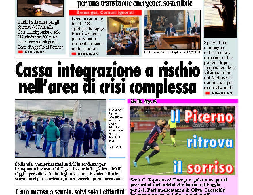 Martedì 30 settembre 2025