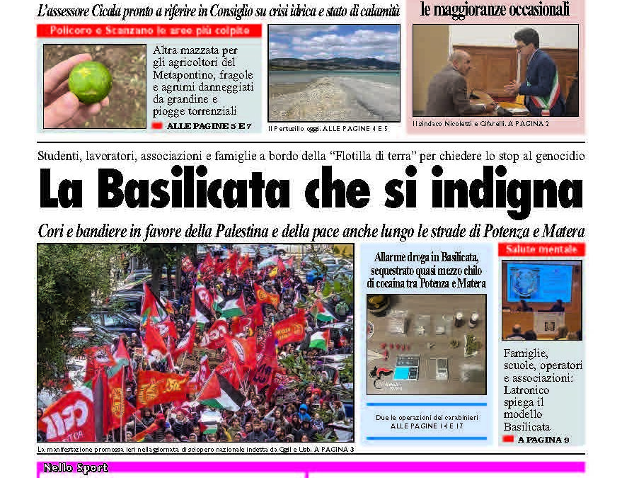 Sabato 4 ottobre 2025