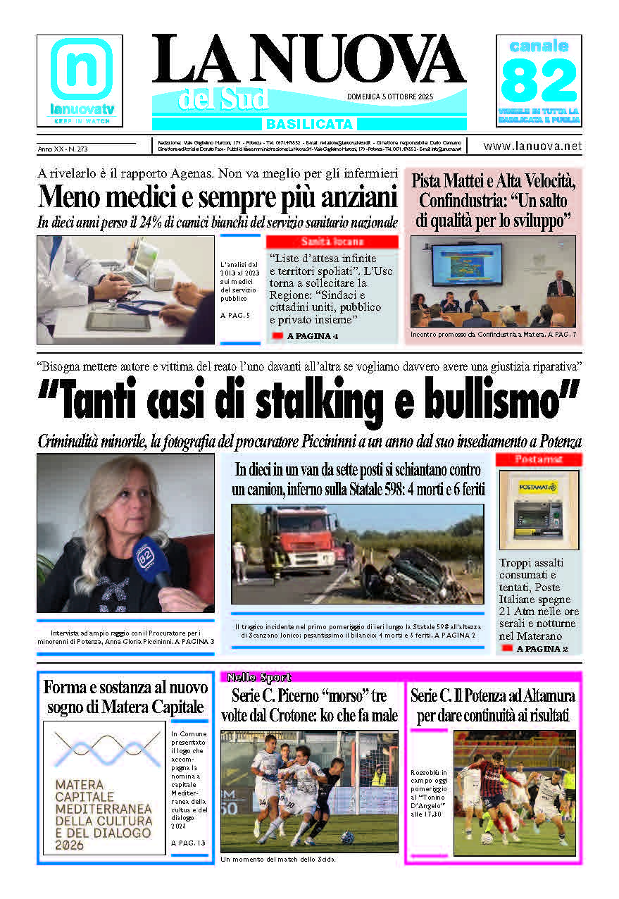 Domenica 5 ottobre 2025