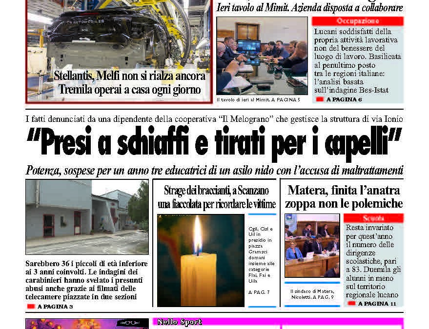 Mercoledì 8 ottobre 2025