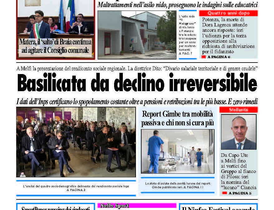 Giovedì 9 ottobre 2025