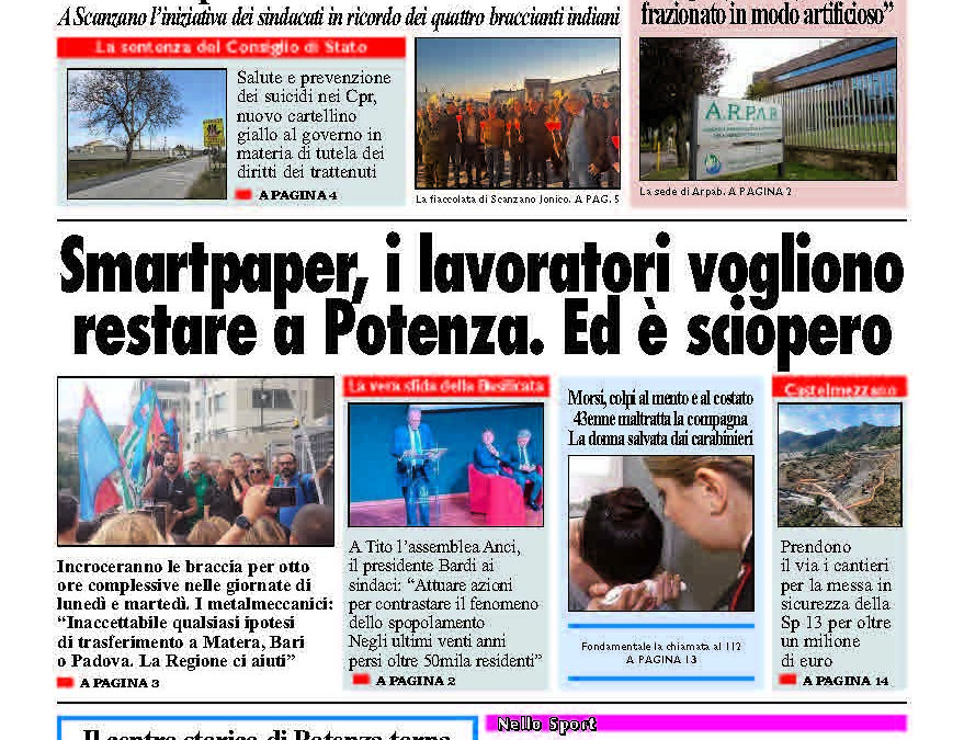 Sabato 11 ottobre 2025