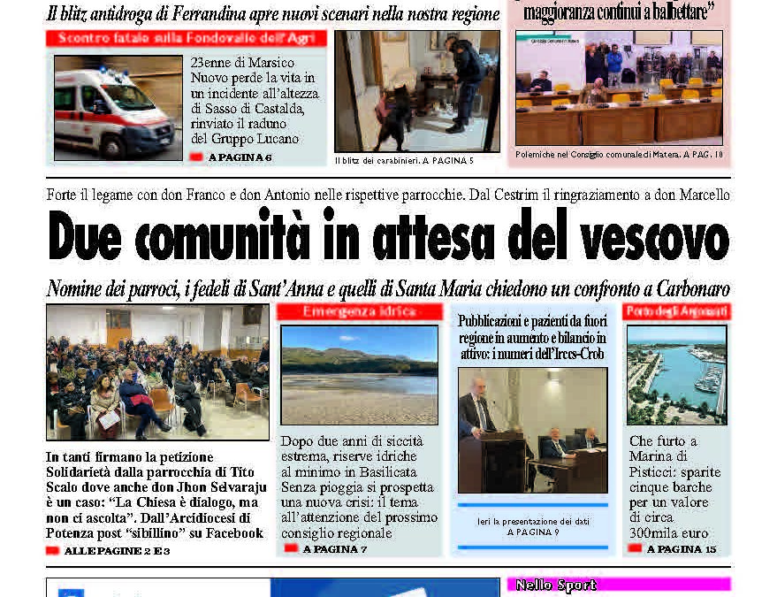 Sabato 18 ottobre 2025
