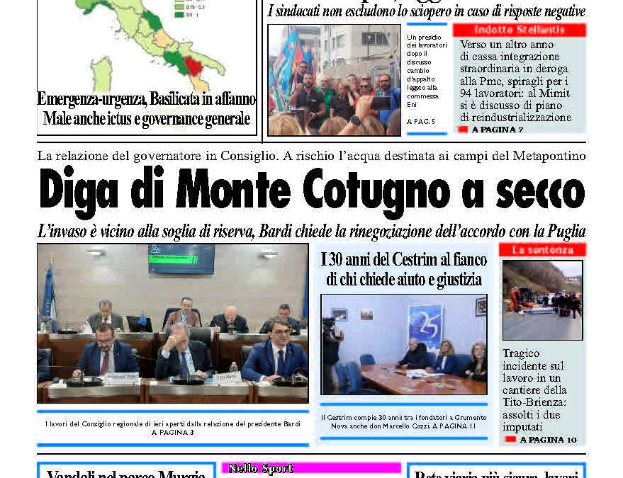 Giovedì 23 ottobre 2025