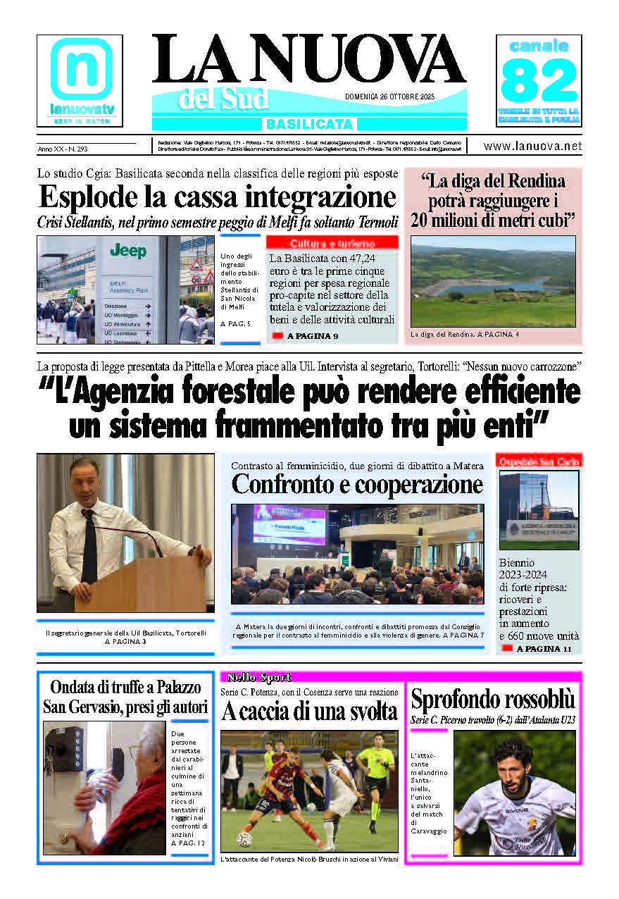 Domenica 26 ottobre 2025