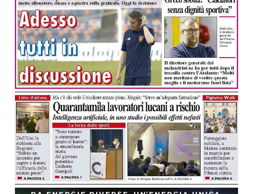 Lunedì 27 ottobre 2025