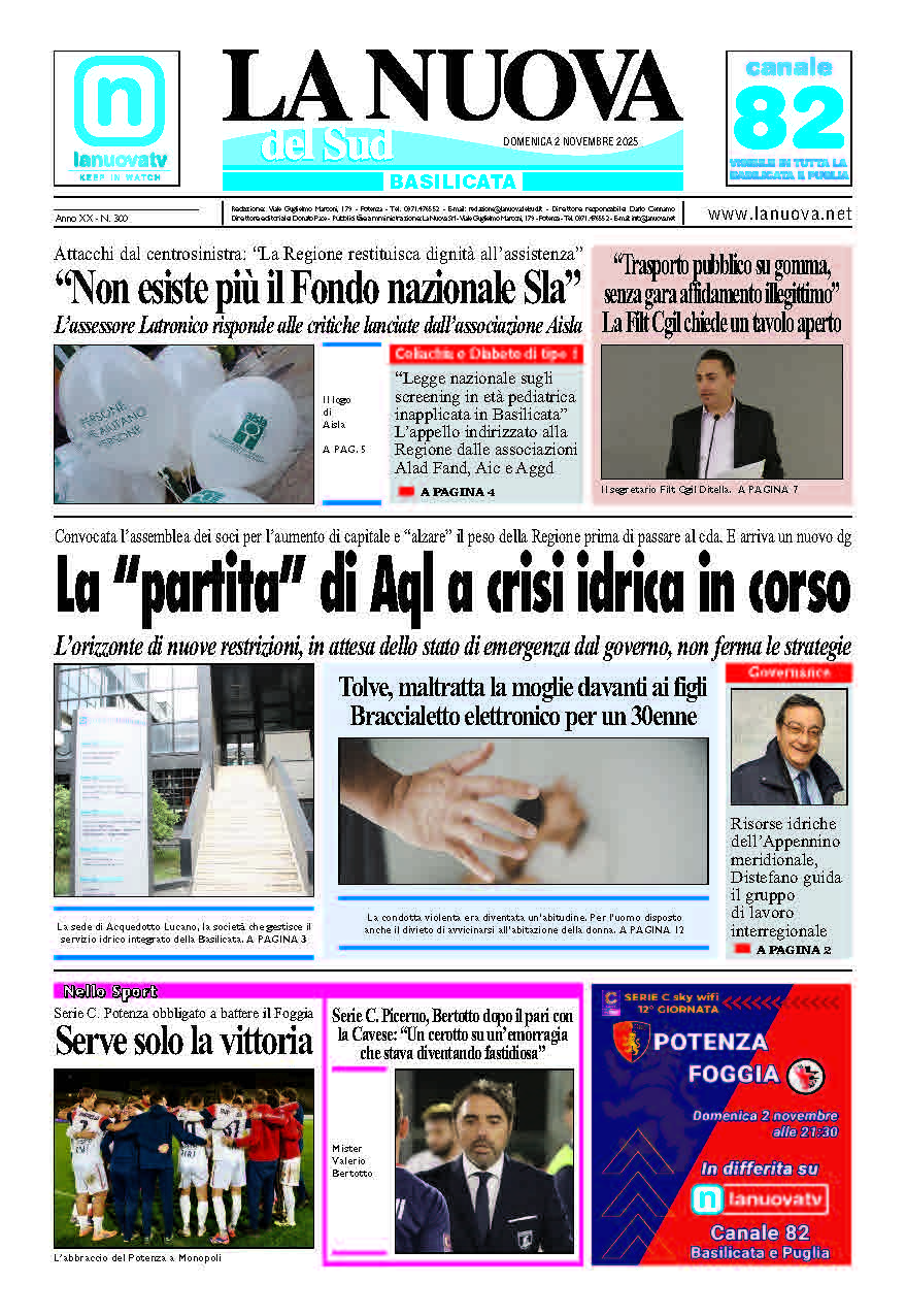 Domenica 2 novembre 2025